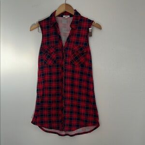 Ardene, Women’s Plaid Sleeveless Top - Small